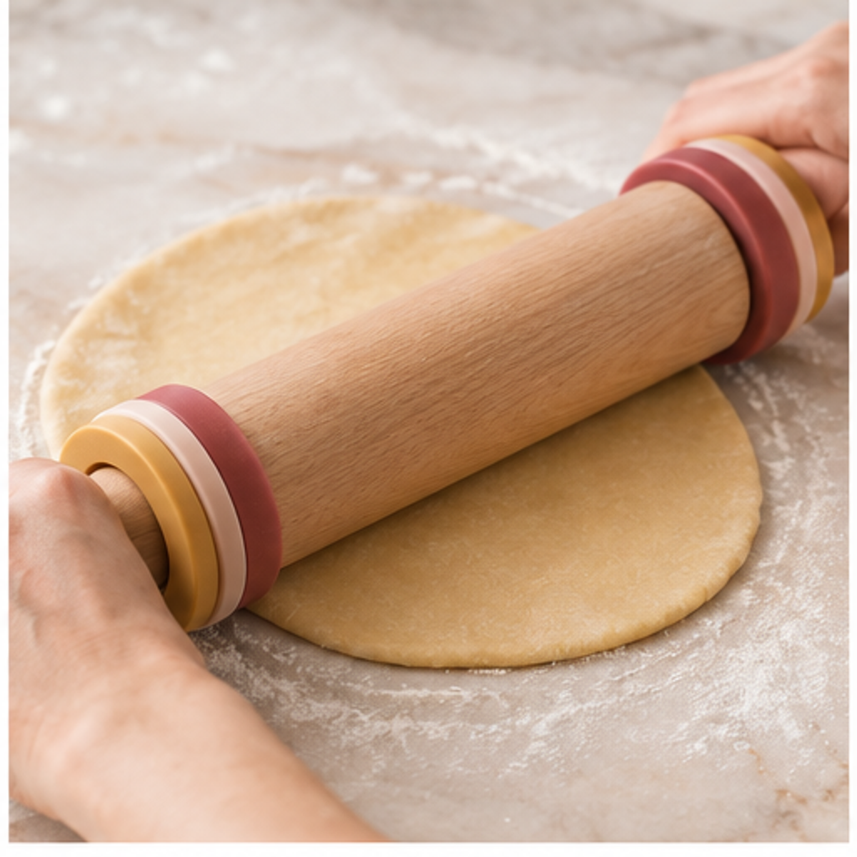 Rolling Pin Guide Ring Set — lifestyle