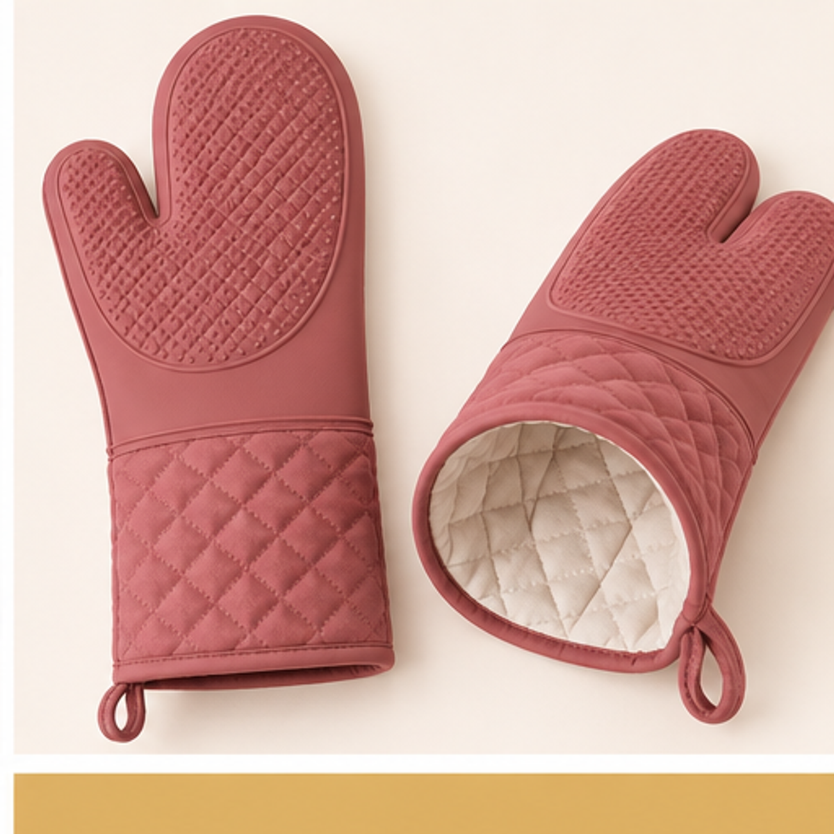 Silicone Oven Mitt Pair — feature