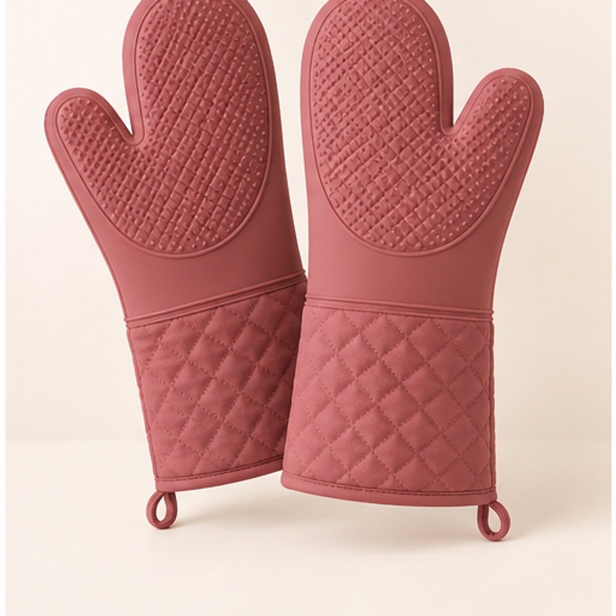 Silicone Oven Mitt Pair — overview